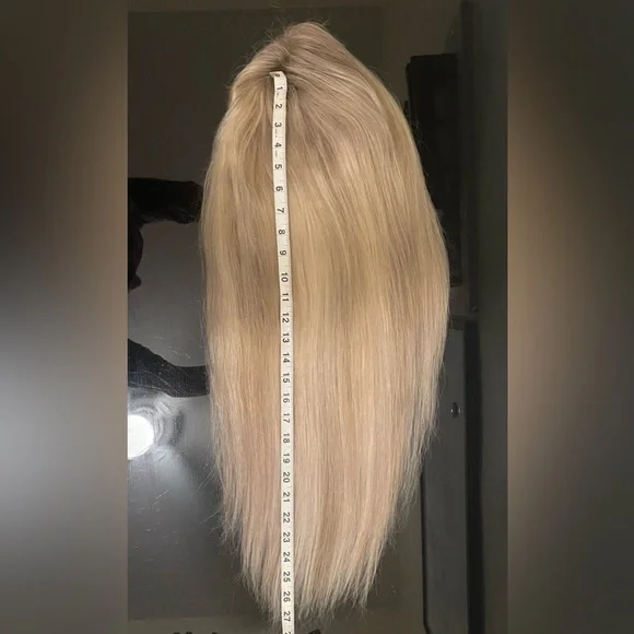 Honey Blonde (P18/613), 13by4 Lace 100%HUMAN Hair, 22inches/180%DENSITY PAID 240